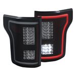 ANZO 2015-2017 Ford F-150 LED Taillights Smoke (-4