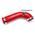 HPS Red Reinforced Silicone Post MAF Air Intake-2