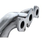 aFe Twisted Steel Header 409 Stainless Steel w/-4