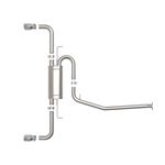 Takeda Cat-Back Exhaust System for 2019-2022 To-2