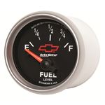 AutoMeter GM Bowtie Black 2-1/16 Fuel Level, 0-9-2