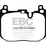 EBC Yellowstuff Street And Track Brake Pads (DP-4