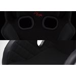 Bride XERO RS Bucket Seat, Black, Super Aramid-4
