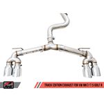 AWE Track Edition Exhaust for MK7 Golf R - Chro-2