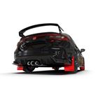 Rally Armor Red Mud Flap/Black Logo for 2023+ H-2