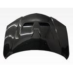 VIS Racing Fuzion Style Black Carbon Fiber Hood-4