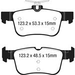 EBC Ultimax OEM Replacement Brake Pads (UD1833)-4