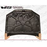 VIS Racing OEM Style Black Carbon Fiber Hood-2