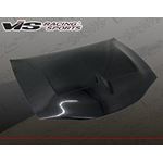 VIS Racing Monster Style Black Carbon Fiber Hood-2