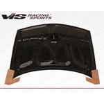 VIS Racing RR Style Black Carbon Fiber Hood-2