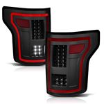 Anzo LED Taillights w/Smoke Sequential Lens; Pair (311294)