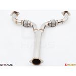 GTHAUS Front Y-Pipe Collector Section- Stainless-2