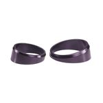 AutoMeter or Autogage 2-1/16in Black Angle Rings-2