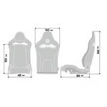 Sparco SPX Racing Seats, Passenger Side Gloss Bl-4