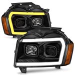 Anzo Projector Headlight Set for 2005-2007 Jeep-2