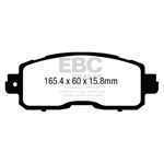 EBC Ultimax OEM Replacement Brake Pads (UD1650)-4