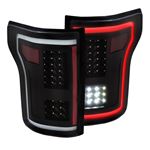ANZO 2015-2017 Ford F-150 LED Taillights Black (-4