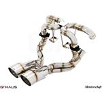GTHAUS Super GT Racing Exhaust- Stainless- LA021-4