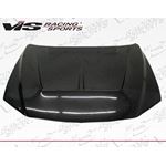 VIS Racing Monster Style Black Carbon Fiber Hood-2