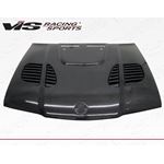 VIS Racing GTR Style Black Carbon Fiber Hood-2