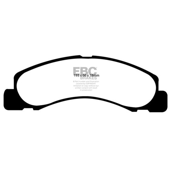 EBC Ultimax OEM Replacement Brake Pads (UD824)-4