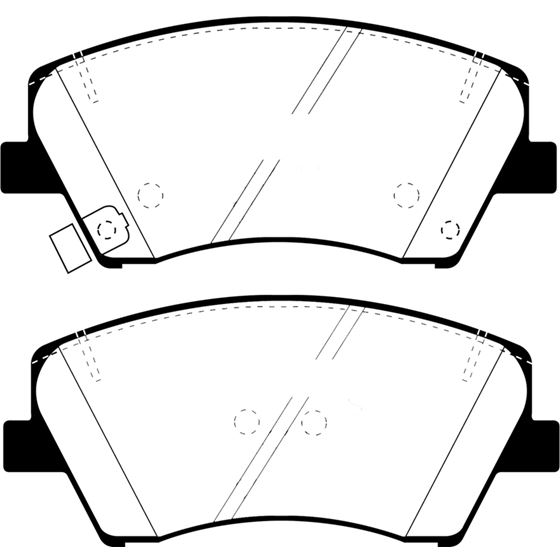 EBC Ultimax OEM Replacement Brake Pads (UD1912)-4