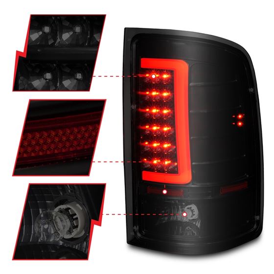 Anzo LED Tail Light Assembly for 2007-2013 GMC S-2