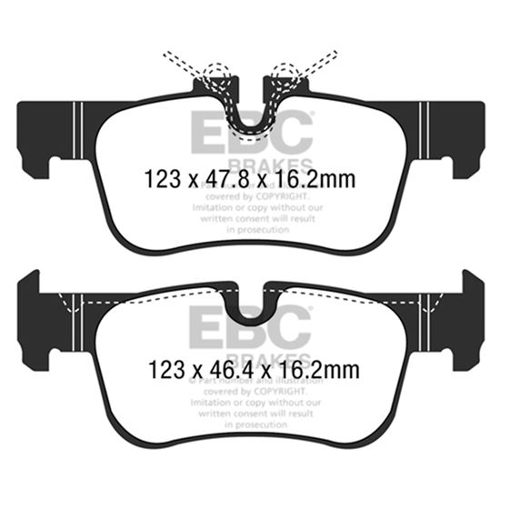 EBC Ultimax OEM Replacement Brake Pads (UD1762)-4