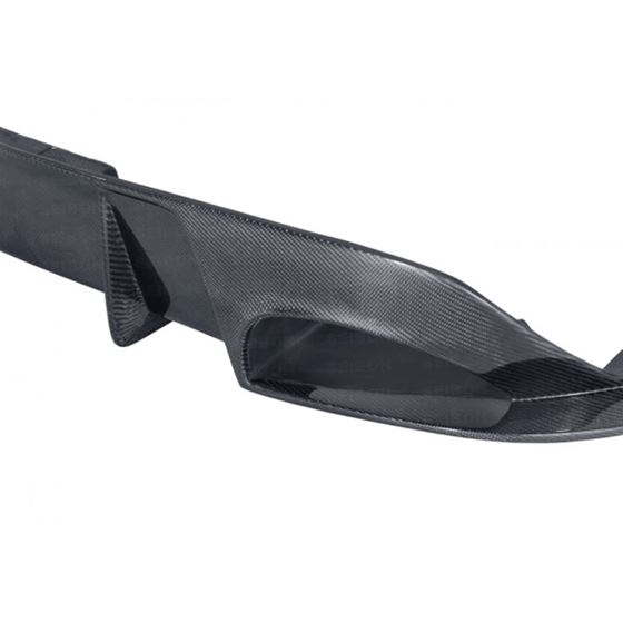 Seibon SP-style carbon fiber rear lip spoiler fo-4