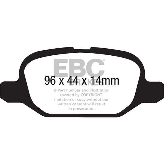 EBC Ultimax OEM Replacement Brake Pads (UD1569)-4
