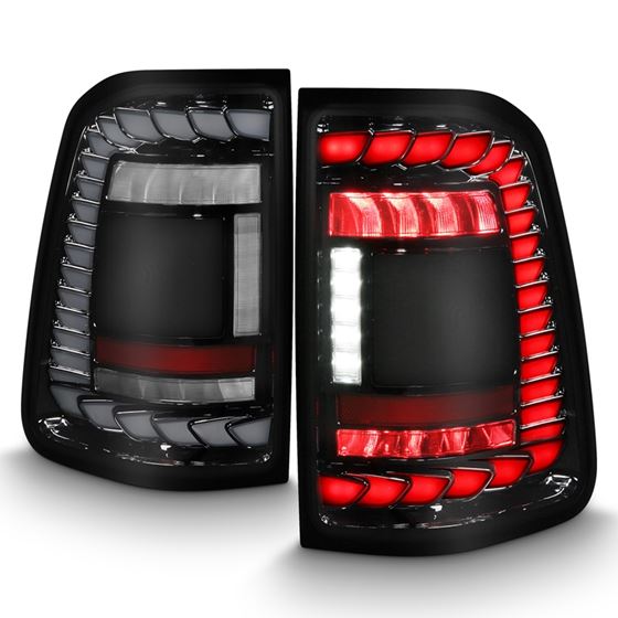 Anzo Full LED Sequential Signal Black Taillight-2