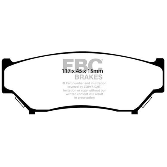 EBC Ultimax OEM Replacement Brake Pads (UD807)-4