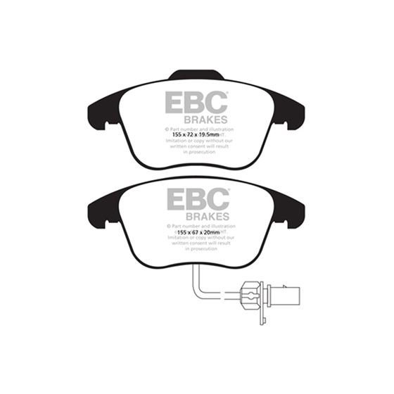 EBC Ultimax OEM Replacement Brake Pads (UD1535)-4