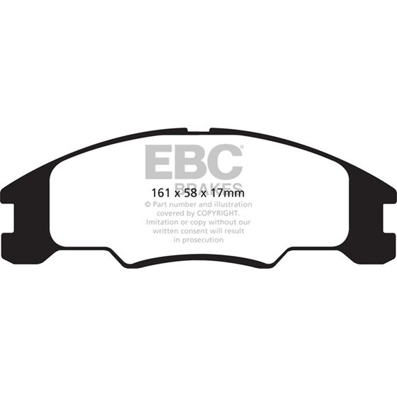 EBC Ultimax OEM Replacement Brake Pads (UD1339)-4