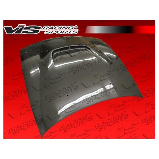 VIS Racing JS Style Black Carbon Fiber Hood-2