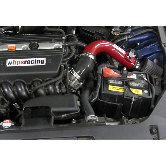 HPS Red Shortram Air Intake Kit Short Cool Ram 8-2