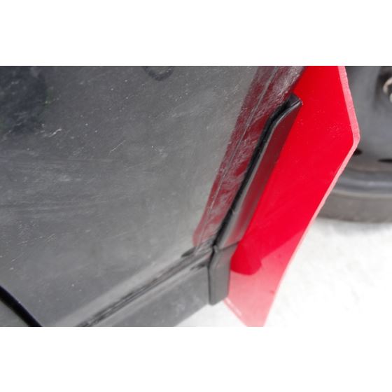 Rally Armor Red Mud Flap/White Logo for 2014-201-2