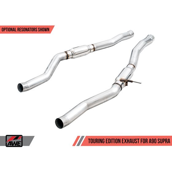 AWE Resonated Track Edition Exhaust for A90 Sup-2