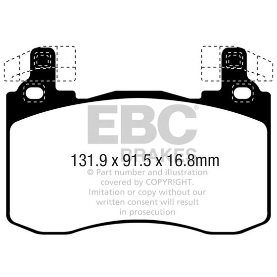 EBC Bluestuff NDX Full Race Brake Pads (DP52356-4