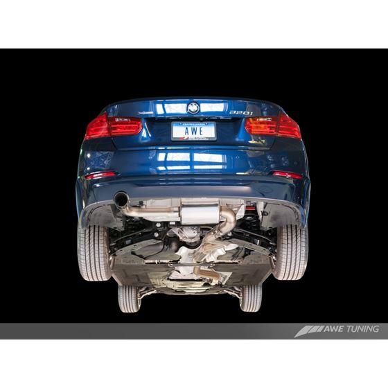 AWE Touring Edition Exhaust + Performance Mid P-4