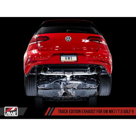 AWE Track Edition Exhaust for MK7.5 Golf R - Di-2
