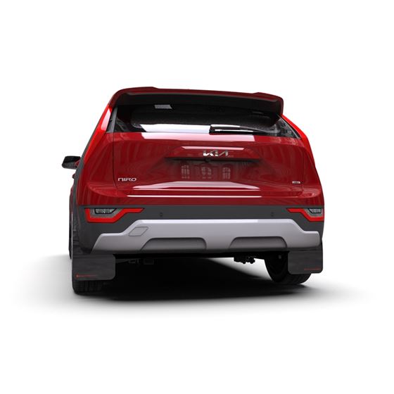 Rally Armor Black Mud Flap/Red Logo for 2023+ K-2