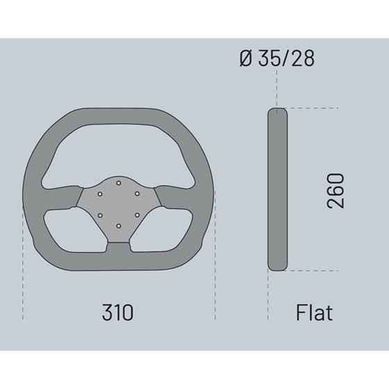 Sparco Strwhl P310 Open Suede (015P310OPN)-2