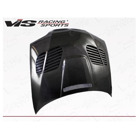 VIS Racing GTR Style Black Carbon Fiber Hood-2