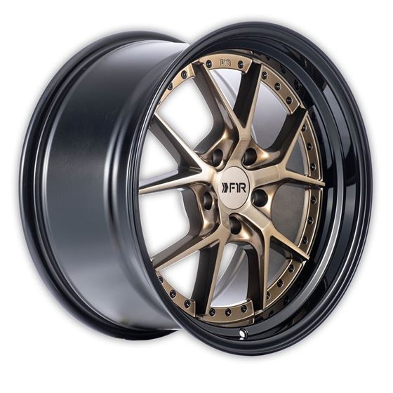 F1R F105 19x8.5 - Bronze / Black Lip Wheel-2