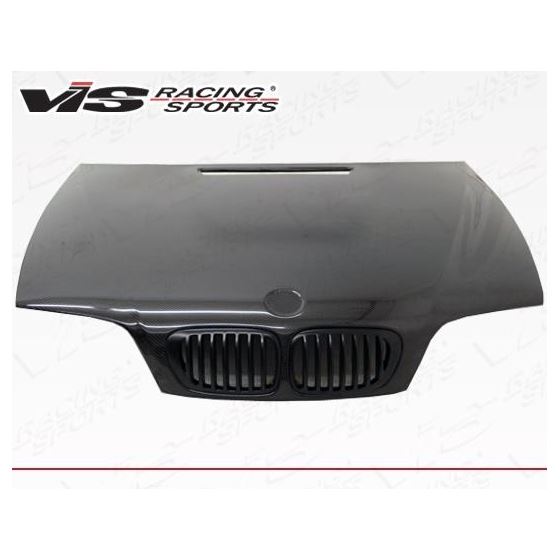 VIS Racing OEM Style Black Carbon Fiber Hood-2