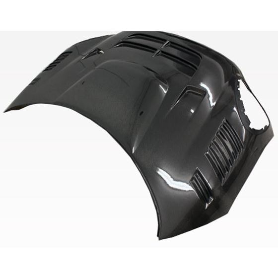 VIS Racing DTM Style Black Carbon Fiber Hood-2