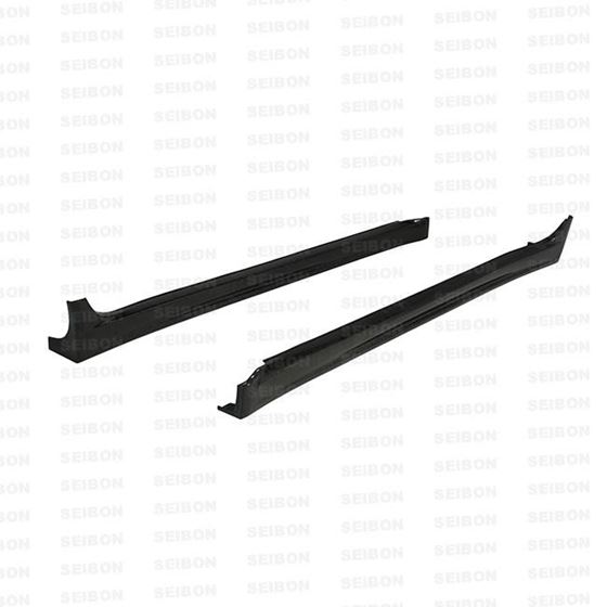 Seibon VR-style carbon fiber side skirts for 200-2