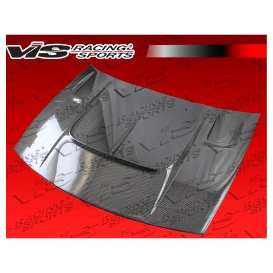 VIS Racing Drift 2 Style Black Carbon Fiber Hood-2