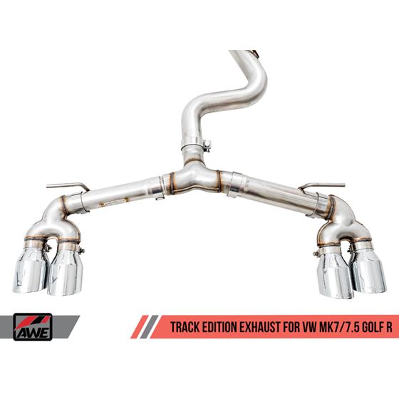 AWE Track Edition Exhaust for MK7.5 Golf R - Ch-2